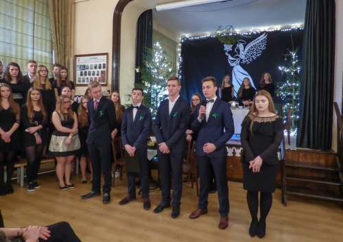 „Cicha noc, święta noc” - spotkanie przedświąteczne w naszym liceum