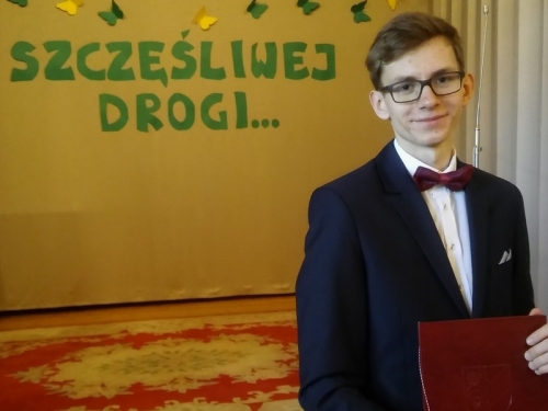 Po raz 33. została wręczona nagroda Profesora Bolesława Gintera dla najlepszego absolwenta szkoły