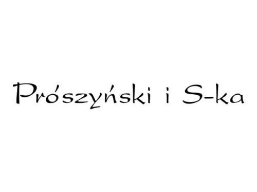 Podziękowania dla Wydawnictwa „Prószyński i S-ka”