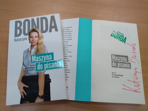 Podziękowania dla pisarki Pani Katarzyny Bondy