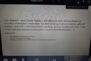 “Najlepszy poeta wśród sportowców i najlepszy sportowiec wśród poetów”- wykład profesora Uniwersytetu Pedagogicznego w Krakowie dr. hab. Pawła Sporka - zdjęcie2