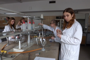 Zajęcia laboratoryjne z chemii w Katowicach, kl. 2d, 30.03.2015 - zdjęcie19