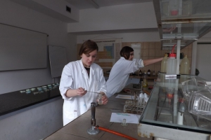 Zajęcia laboratoryjne z chemii w Katowicach, kl. 2d, 30.03.2015 - zdjęcie18
