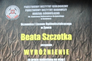 Wyróżnienie dla Beaty Szczotki w XIX Ogólnopolskim Konkursie Geologicznym - zdjęcie16