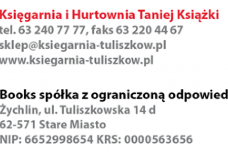 Podziękowania dla Księgarni i Hurtowni Taniej Książki