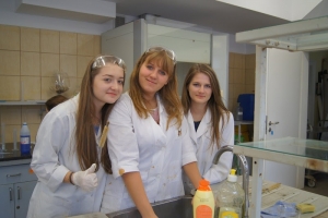 Zajęcia laboratoryjne z chemii w Katowicach kl. 3a i 3d, 09.10.2015 - zdjęcie7