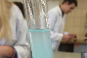 Zajęcia laboratoryjne z chemii w Katowicach kl. 3a i 3d, 09.10.2015 - zdjęcie26