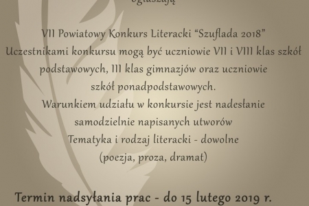 Regulamin VII Konkursu Literackiego 