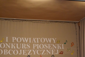 I Powiatowy Konkurs Piosenki Obcojęzycznej w I Liceum Ogólnokształcącym im. M. Kopernika w Żywcu - zdjęcie13