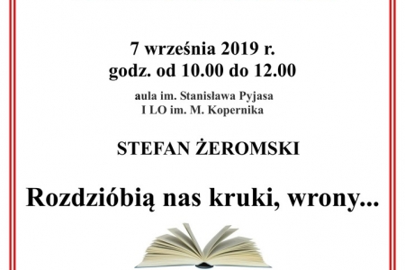 Narodowe Czytanie Rozdzióbią nas kruki, wrony... Stefana Żeromskiego