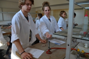 Klasa 1c i 1d na zajęciach laboratoryjnych z chemii w Katowicach, 23.05.2016 - zdjęcie23
