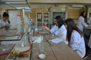 Klasa 1c i 1d na zajęciach laboratoryjnych z chemii w Katowicach, 23.05.2016 - zdjęcie22