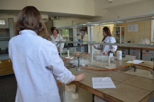 Klasa 1c i 1d na zajęciach laboratoryjnych z chemii w Katowicach, 23.05.2016 - zdjęcie21