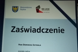 Uczennica I LO RADNĄ w Młodzieżowym Sejmiku Województwa Śląskiego - zdjęcie2