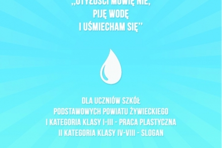 Konkurs ,,Otyłości mówię NIE, piję wodę i uśmiecham się''