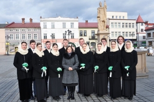 Polonez maturzystów na żywieckim rynku 2020 - zdjęcie14