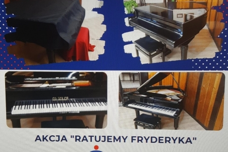 Podziękowania dla Fundacji PKO Banku Polskiego za wsparcie renowacji fortepianu