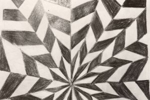 Kompozycja Op-art, czyli gra ze wzrokiem widza w Galerii Sztuki 
