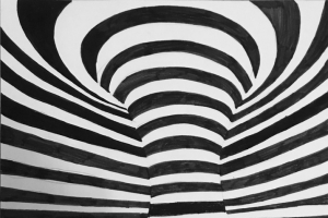 Kompozycja Op-art, czyli gra ze wzrokiem widza w Galerii Sztuki 