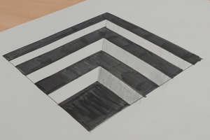Kompozycja Op-art, czyli gra ze wzrokiem widza w Galerii Sztuki 