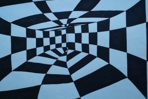 Kompozycja Op-art, czyli gra ze wzrokiem widza w Galerii Sztuki 