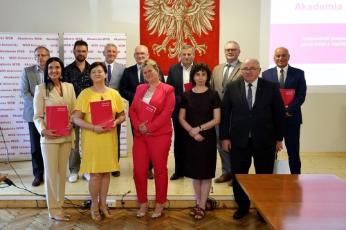 Podpisano porozumienia pomiędzy Akademią WSB, a szkołami średnimi z Powiatu Żywieckiego
