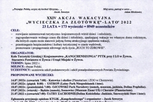 XXIV AKCJA „WYCIECZKA ZA ZŁOTÓWKĘ” - LATO’ 2022 - zdjęcie39