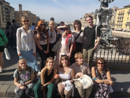 Wizyta uczniów i nauczycieli w Liceo Scientifico Leonardo da Vinci we Florencji z projektu Erasmus+