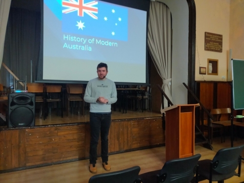Wykład z native speakerem z Australii