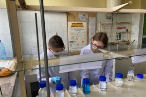 Uczniowie klas trzecich o profilu biologiczno-chemicznym na zajęciach w Instytucie Chemii UŚ - zdjęcie13