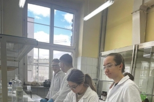 Uczniowie klas trzecich o profilu biologiczno-chemicznym na zajęciach w Instytucie Chemii UŚ - zdjęcie6