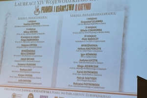 Sukces Krzysztofa Lejawki z klasy 2a w Konkursie „Prawda i kłamstwo o Katyniu” - zdjęcie2