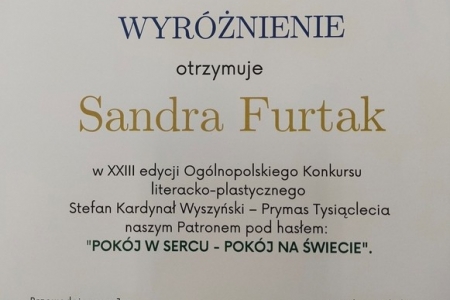 Literacki sukces Sandry Furtak