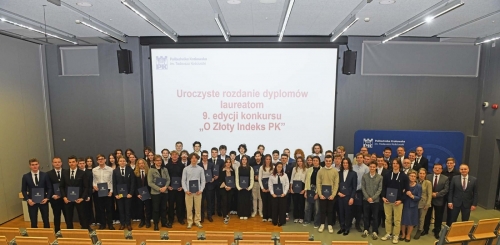 Uroczystość rozdania Złotych Indeksów PK