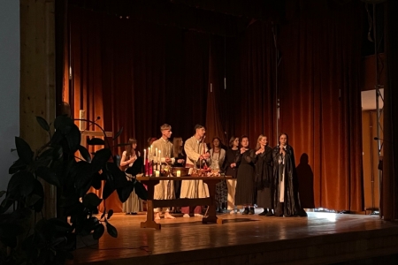 Grupa teatralna zagrała dla Nikodema Chorążego!