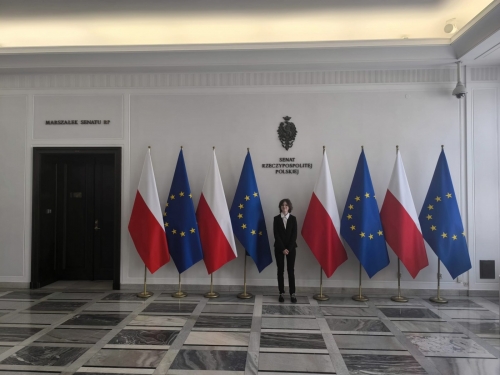 Marta Skrzypek finalistką Ogólnopolskiego Konkursu „Poznajemy Senat Rzeczypospolitej Polskiej”