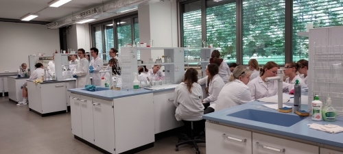 Warsztaty z chemii na UŚ w Chorzowie - klasa 3c i 3g