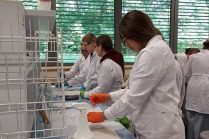 Warsztaty z chemii na UŚ w Chorzowie - klasa 3c i 3g - zdjęcie3
