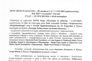 XXVII AKCJA WAKACYJNA „Wycieczka za 1 zł.”- LATO’2025 podsumowanie - zdjęcie27