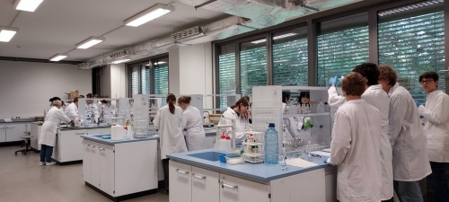 Warsztaty z chemii na UŚ w Chorzowie - klasa 3c i 3g