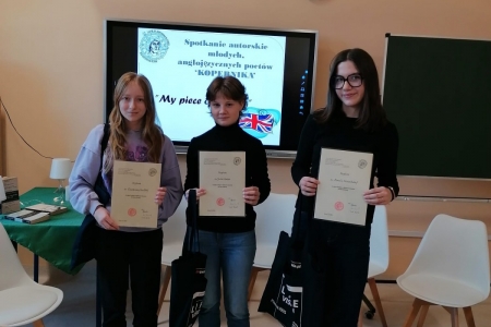 Spotkanie autorskie młodych, anglojęzycznych poetów Kopernika