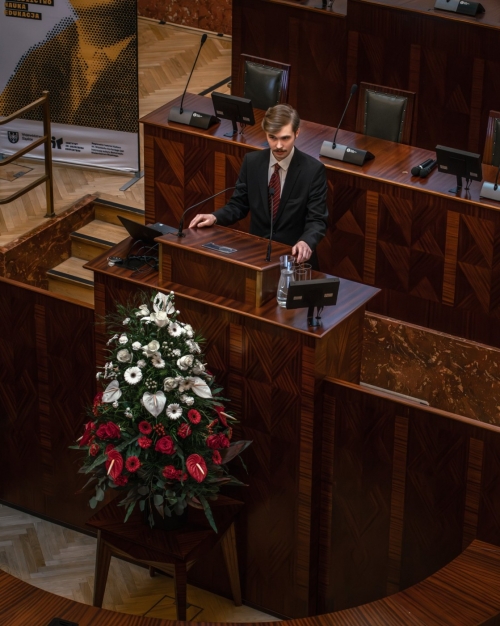 Sukces Andrzeja Szczotki w XXVIII Ogólnopolskim Konkursie Krasomówczym im. Wojciecha Korfantego