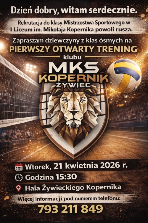 Siatkówka - trening otwarty