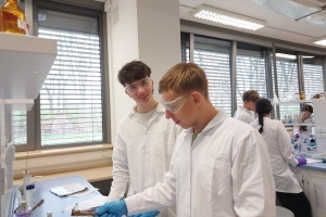 Warsztaty z chemii na UŚ w Chorzowie - klasa 3c i 3g - zdjęcie8