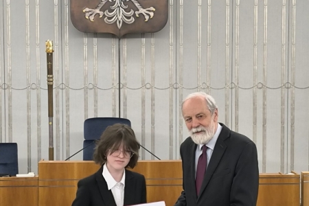 Marta Skrzypek ponownie w finale Ogólnopolskiego Konkursu „Poznajemy Senat RP”