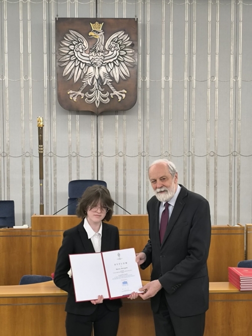 Marta Skrzypek ponownie w finale Ogólnopolskiego Konkursu „Poznajemy Senat RP”