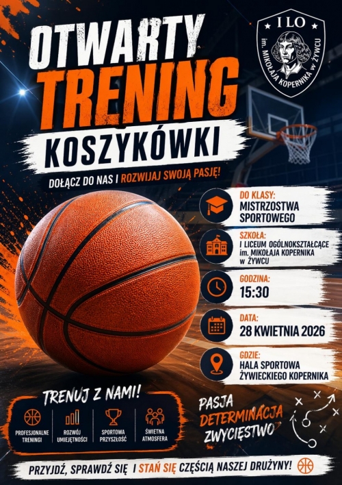 Otwarty trening koszykówki