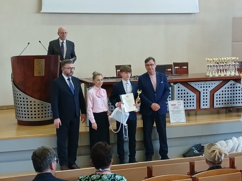 Arkadiusz Lejawa finalistą etapu centralnego Ogólnopolskiej Olimpiady Wiedzy o Unii Europejskiej