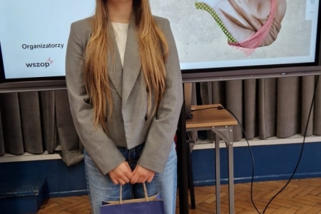 Kolejny sukces Neli Faron z klasy 1f!