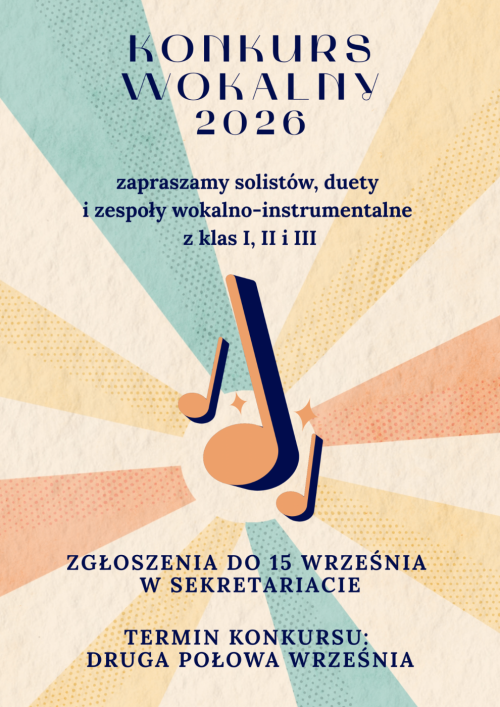 KONKURS WOKALNY 2026
